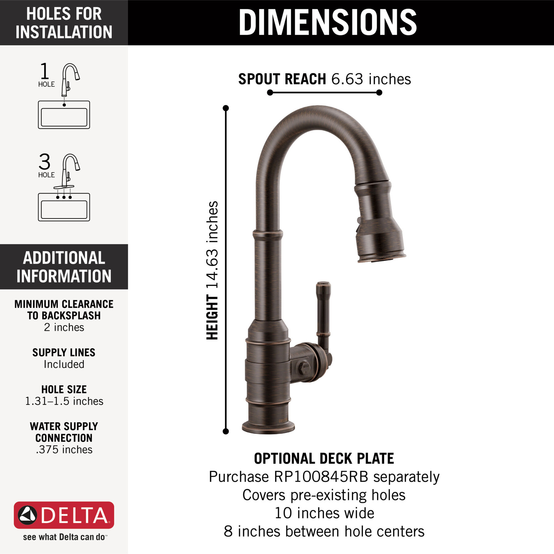 Single Handle Pull-Down Bar/Prep Faucet