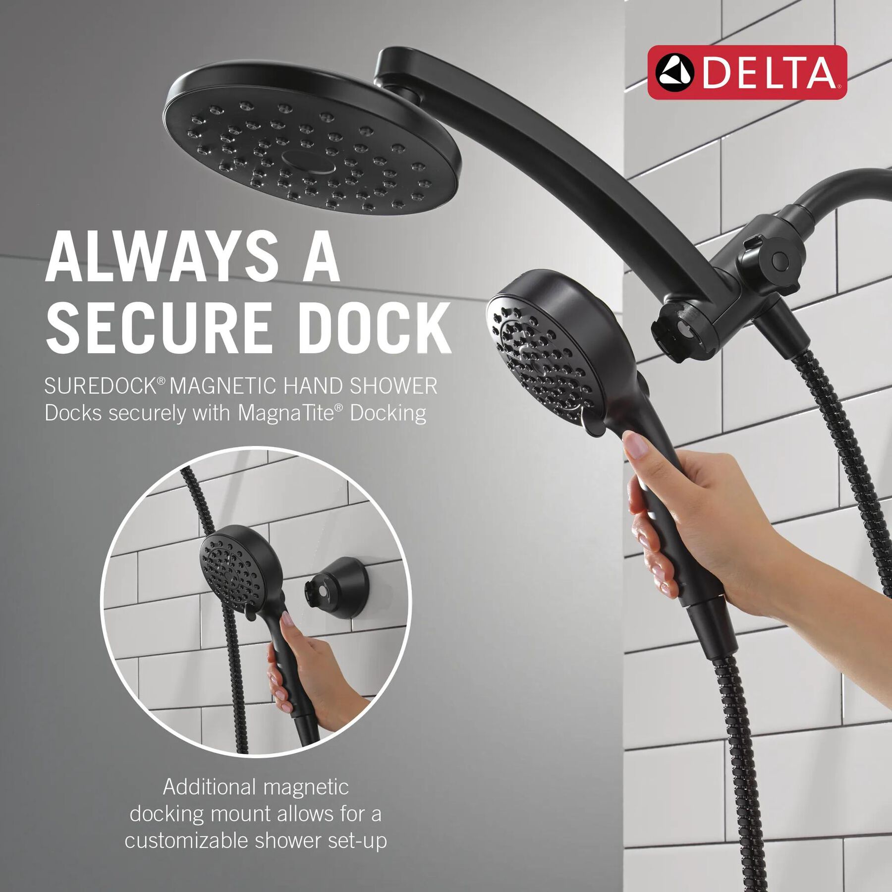 PivotPro&trade; 3-in-1 Combination Shower