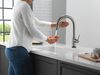 Touch2O with Touchless and VoiceIQ&reg; Technology Single Handle Pull-Down Kitchen Faucet with Soap Dispenser