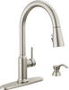 Single Handle Pull-Down Kitchen Faucet with Soap Dispenser and ShieldSpray&reg; Technology (Recertified)