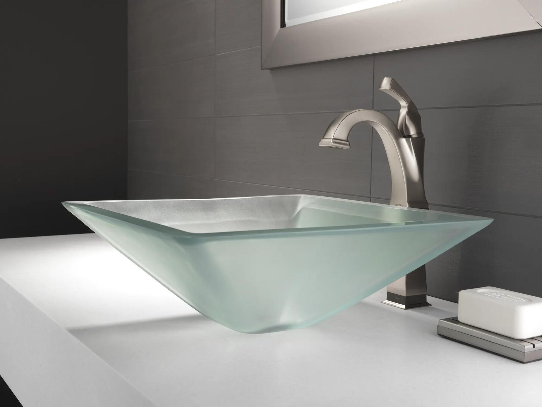 Single Handle Vessel Bathroom Faucet with Touch<sub>2</sub>O.xt&reg; Technology