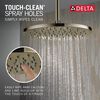 Single-Setting Metal Raincan Shower Head