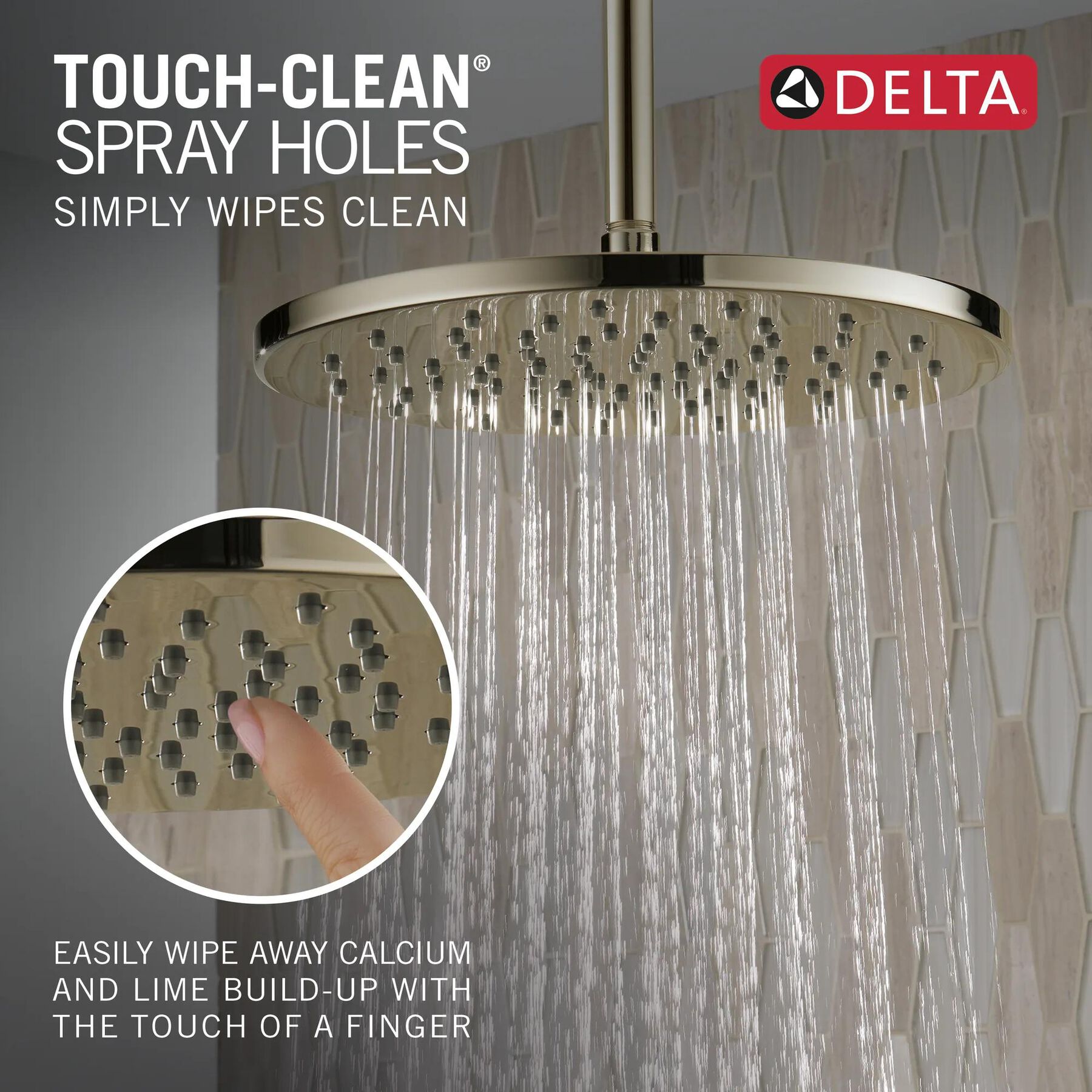 Single-Setting Metal Raincan Shower Head