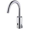 Wallmount Electronic Gooseneck Faucet HW Smooth End W/ Mixer