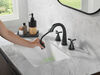 Two Handle Widespread Pull Down Bathroom Faucet