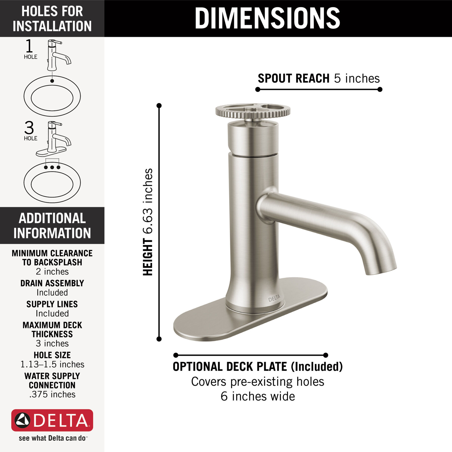 Single Handle Bathroom Faucet