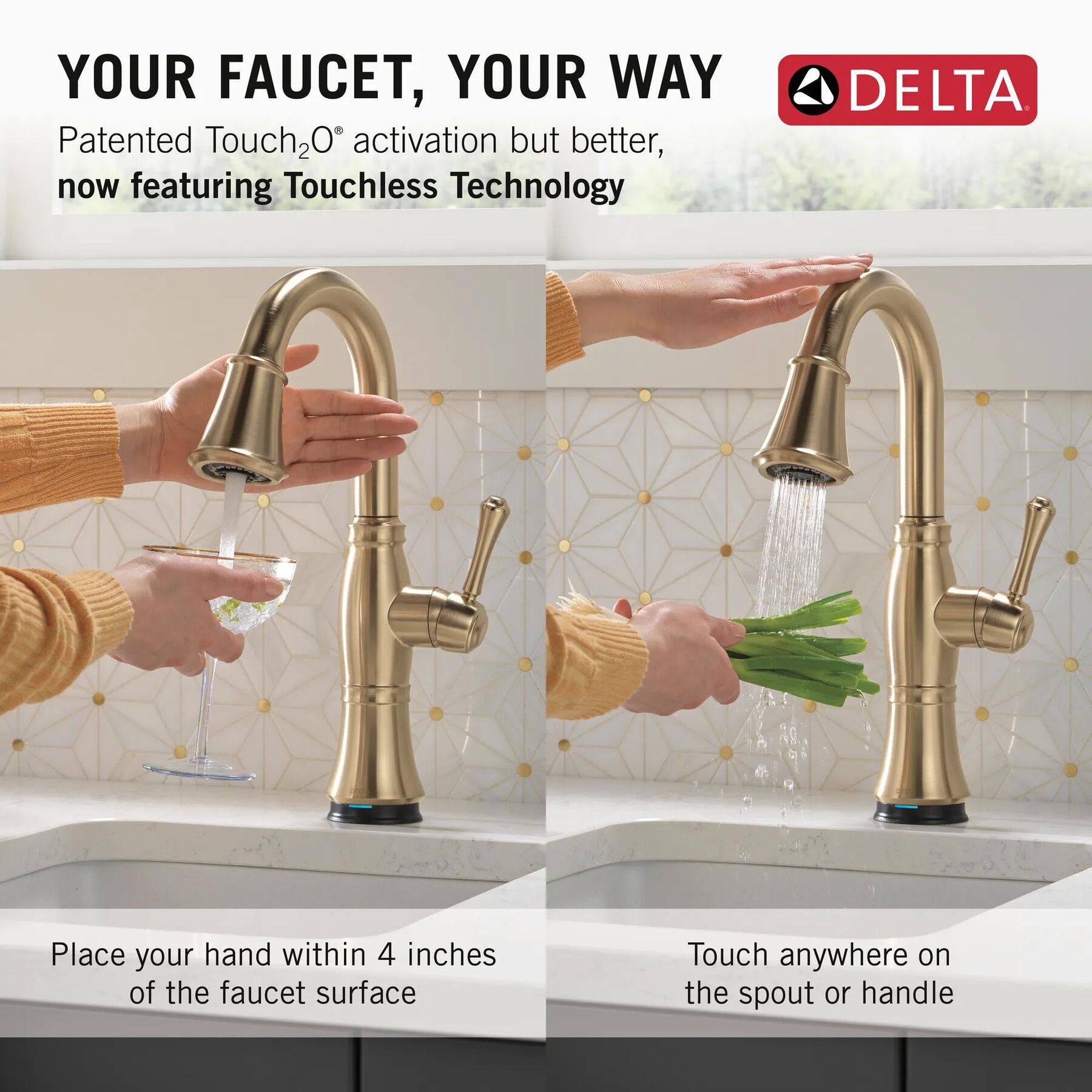Touch2O&reg; Bar / Prep Faucet with Touchless Technology