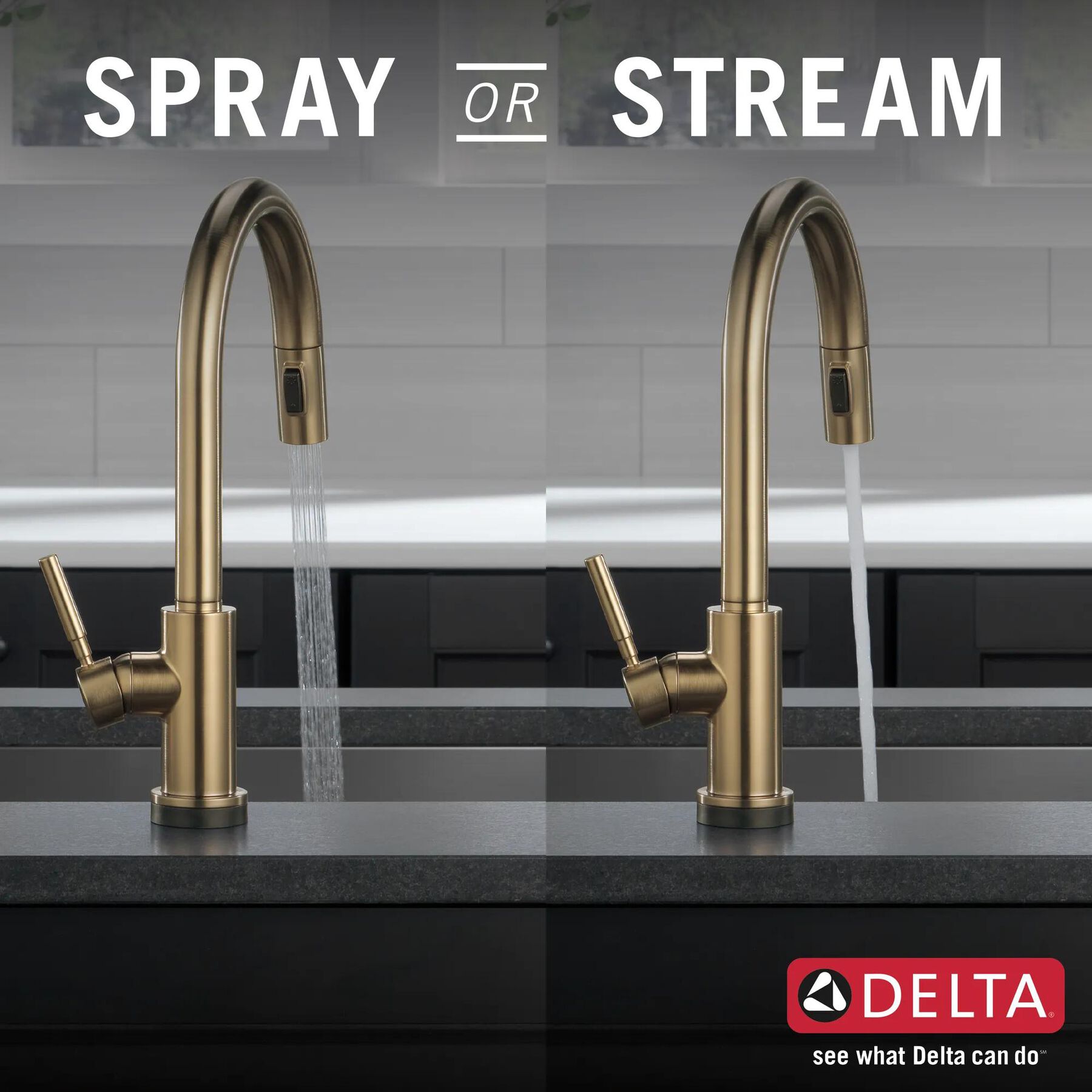 Single Handle Pull-Down Touch<sub>2</sub>O&reg; Technology Kitchen Faucet with Touchless Technology
