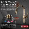 Single Handle Pull-Down Kitchen Faucet with Touch<sub>2</sub>O&reg; Technologyand Soap Dispenser