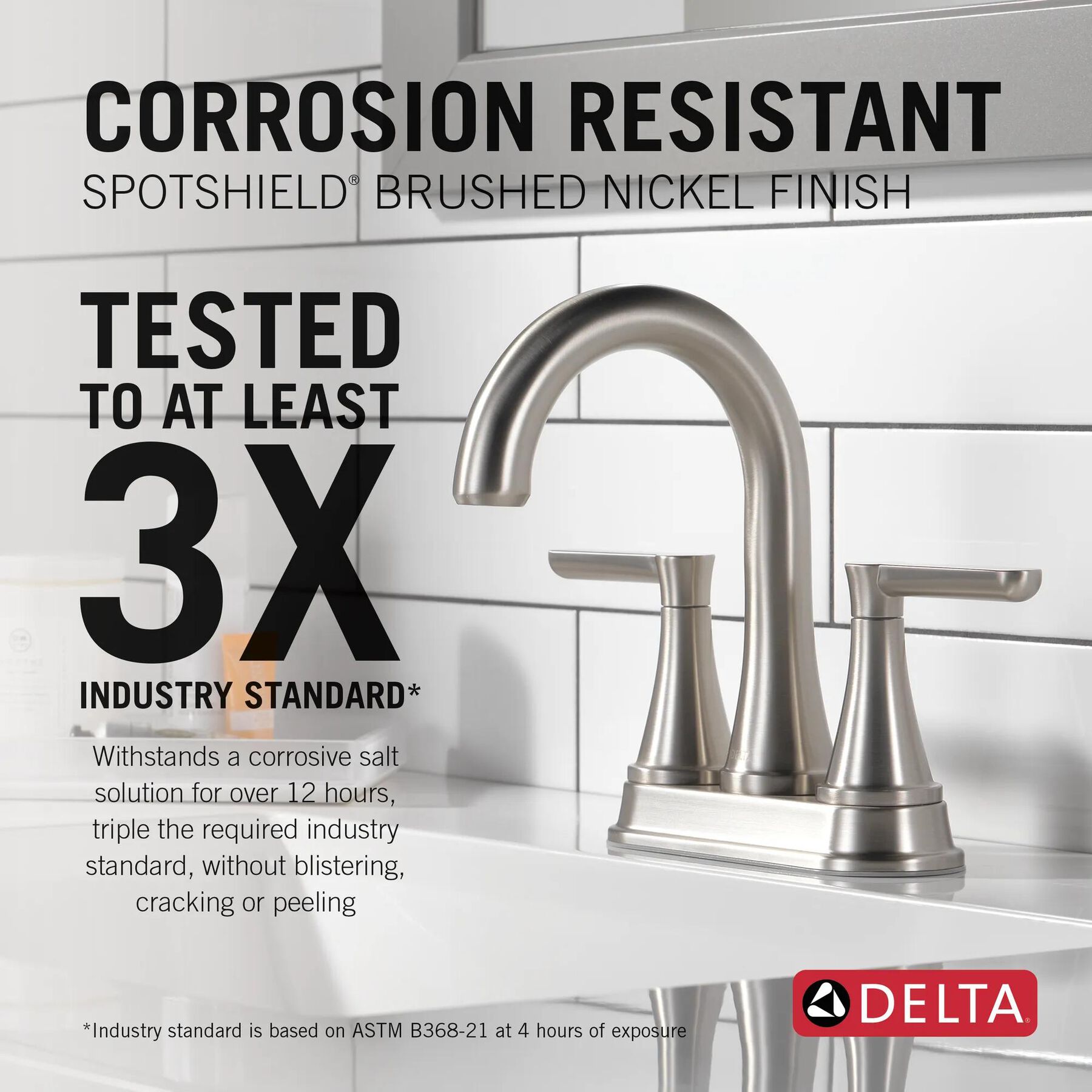Two Handle Centerset Bathroom Faucet