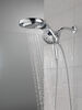 HydroRain&reg; H<sub>2</sub>Okinetic&reg; 5-Setting Two-in-One Shower Head (Recertified)
