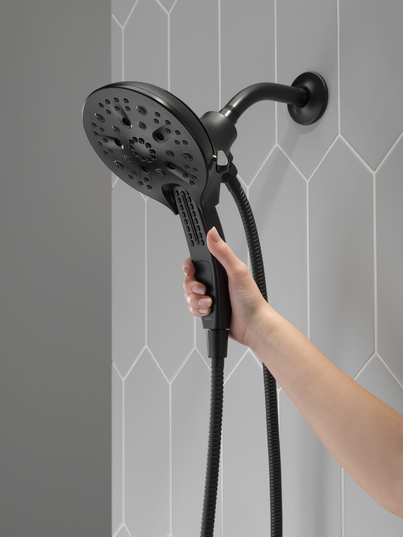 In2ition&reg; H<sub>2</sub>Okinetic&reg; 5-Setting Two-in-One Shower