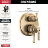 17 Series Integrated Diverter Trim 6-Setting