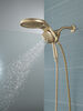 HydroRain&reg; H2Okinetic&reg; 5-Setting Two-in-One Shower Head (Recertified)