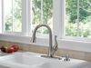 Single Handle Pull-Down Kitchen Faucet with Soap Dispenser