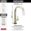 Single Handle Pull Down Kitchen Faucet with Touch<sub>2</sub>O&reg; Technology