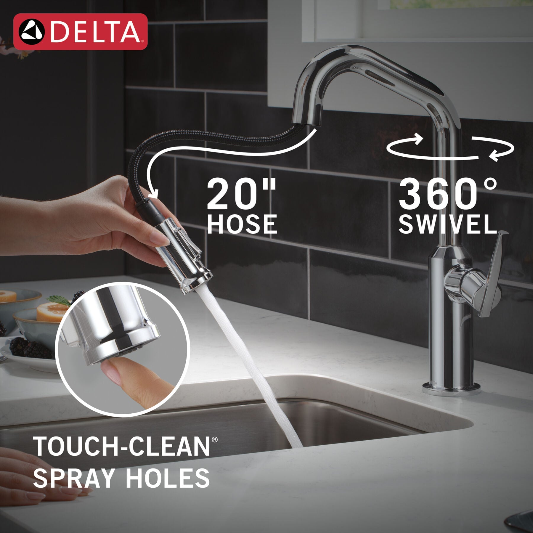 Single Handle Pull-Down Bar/Prep Faucet