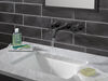 Two Handle Wall Mount Bathroom Faucet