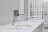 ADA Lever Metering Faucet with Mixing Tee