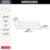Classic 500 Shower Base 60"x32" Center Drain