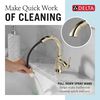 Single Handle Pull-Down Bathroom Faucet