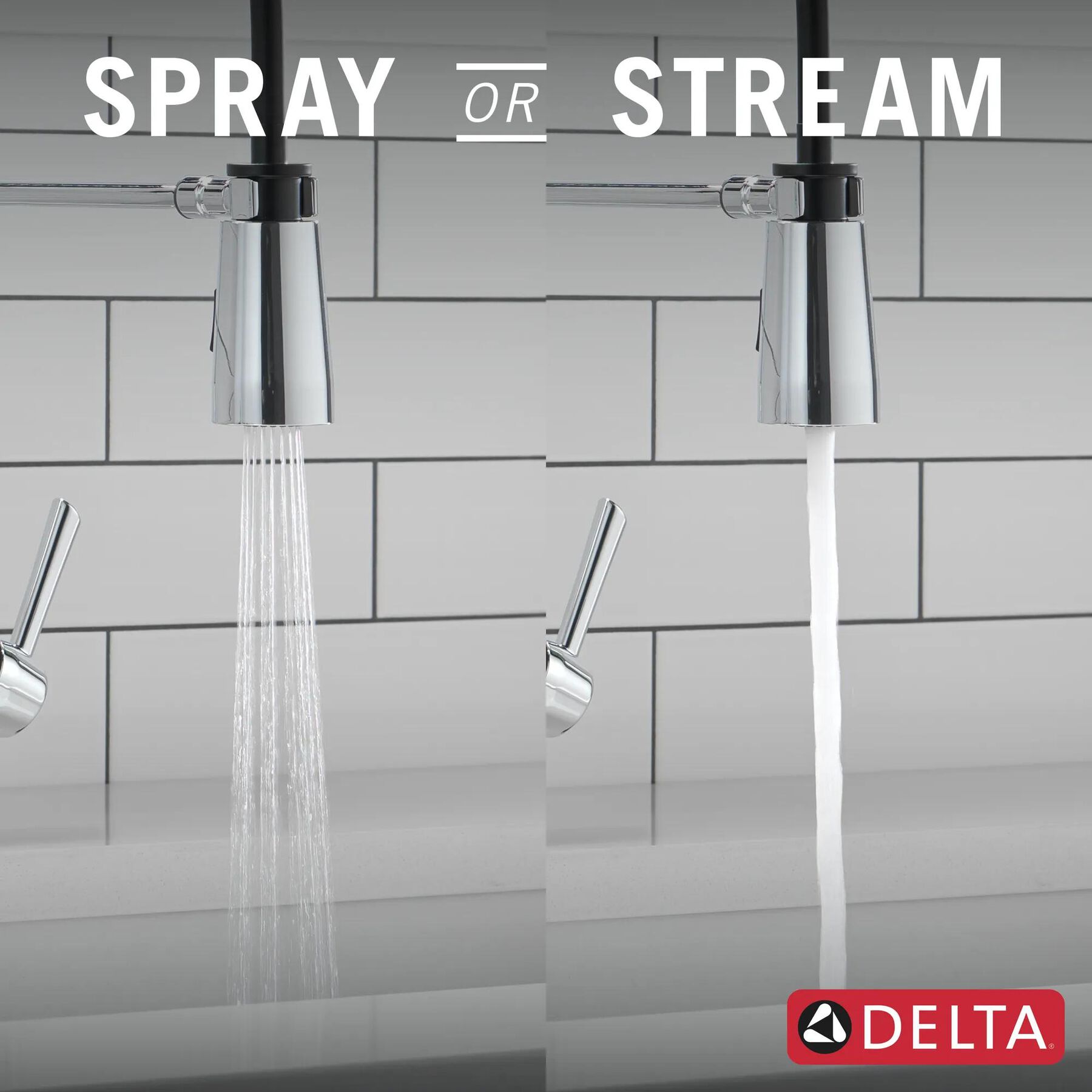 Single-Handle Pull-Down Spring Kitchen Faucet
