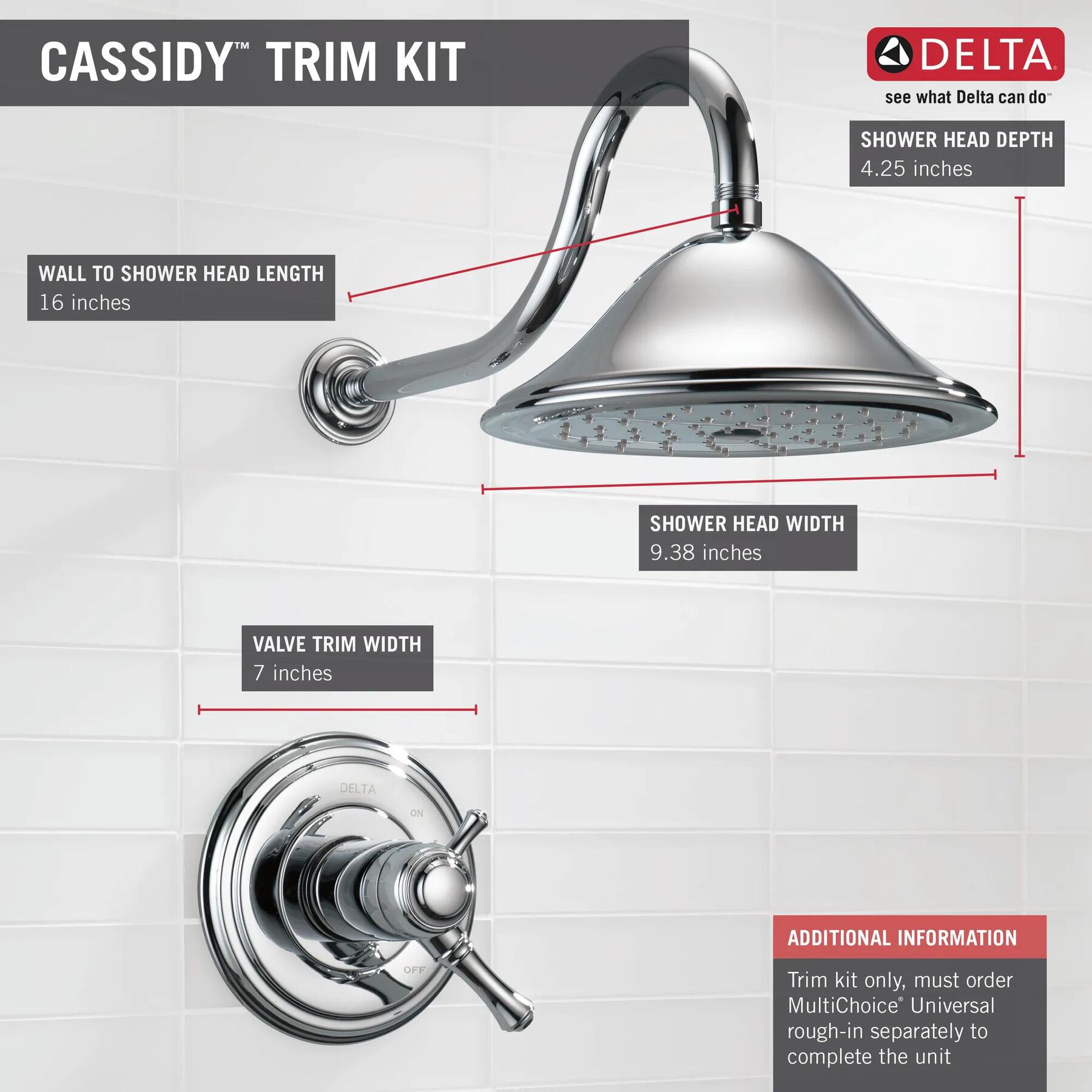 Thermostatic H2O Shower Trim 17T (Recertified)