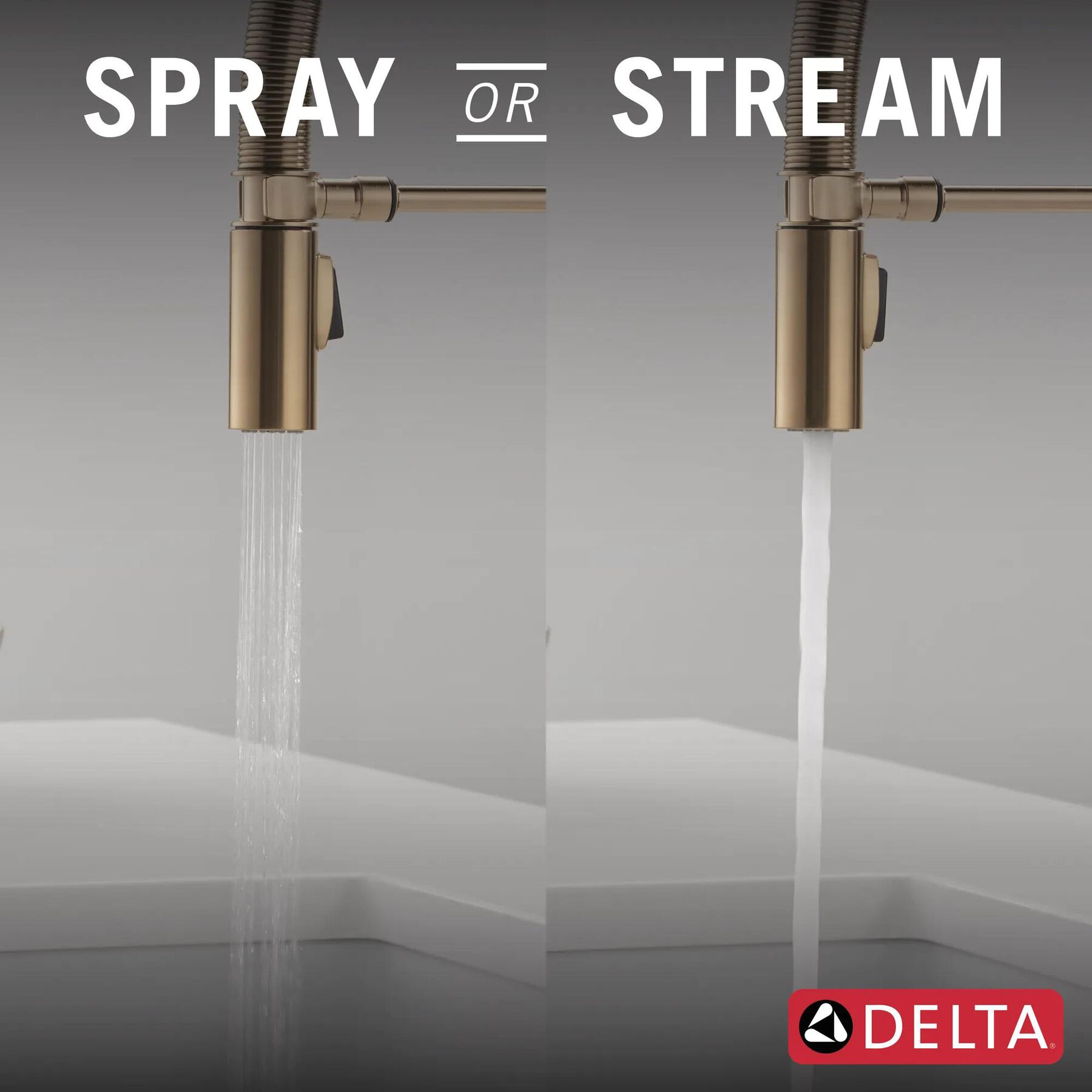 Single-Handle Pull-Down Spring Kitchen Faucet