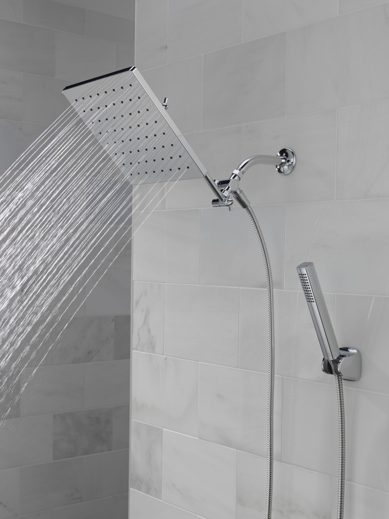 Monitor 14 Series Shower Trim with 10-Inch Raincan Combination Showerhead Bundle