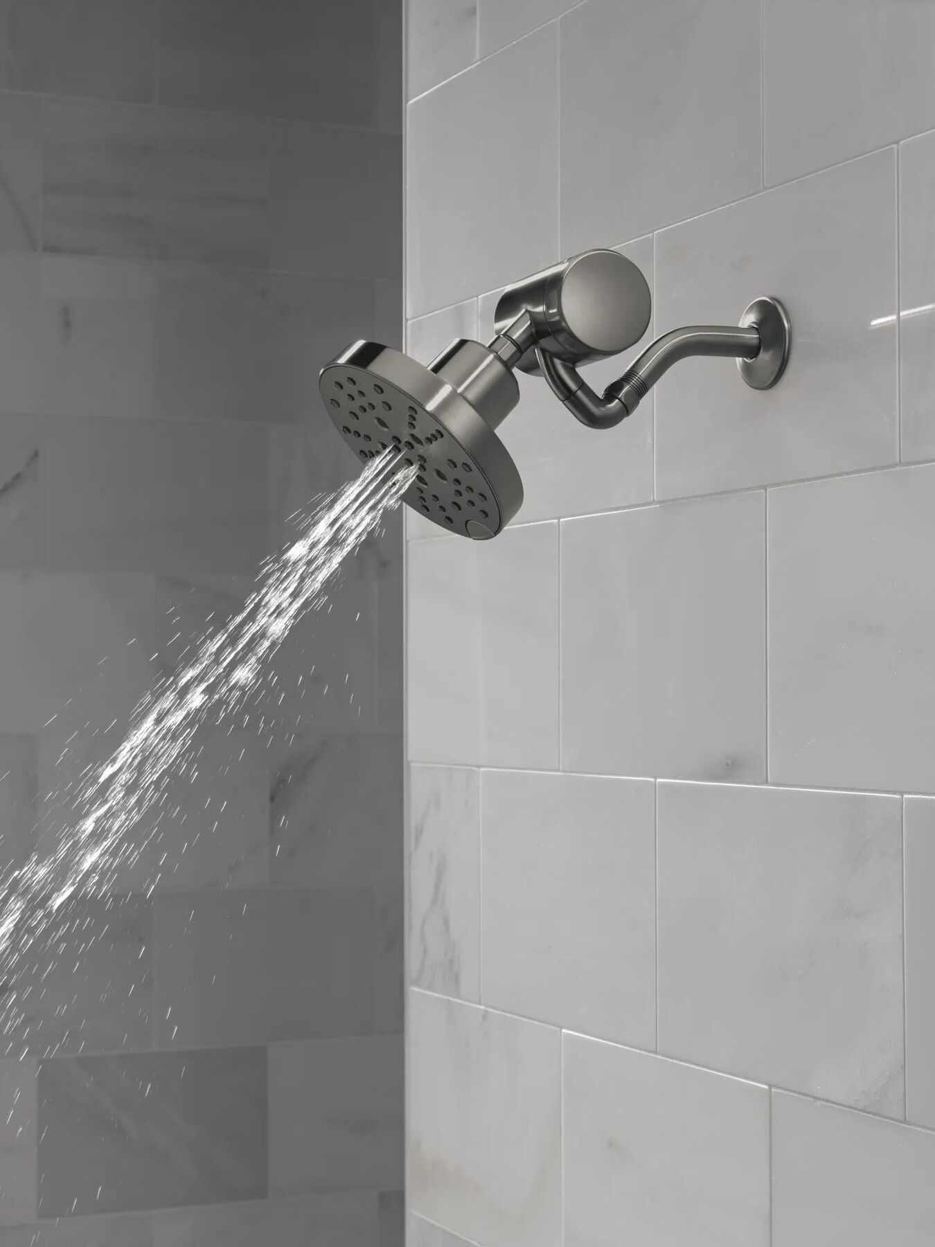 H<sub>2</sub>Okinetic&reg; 5-Setting Contemporary Raincan Shower Head