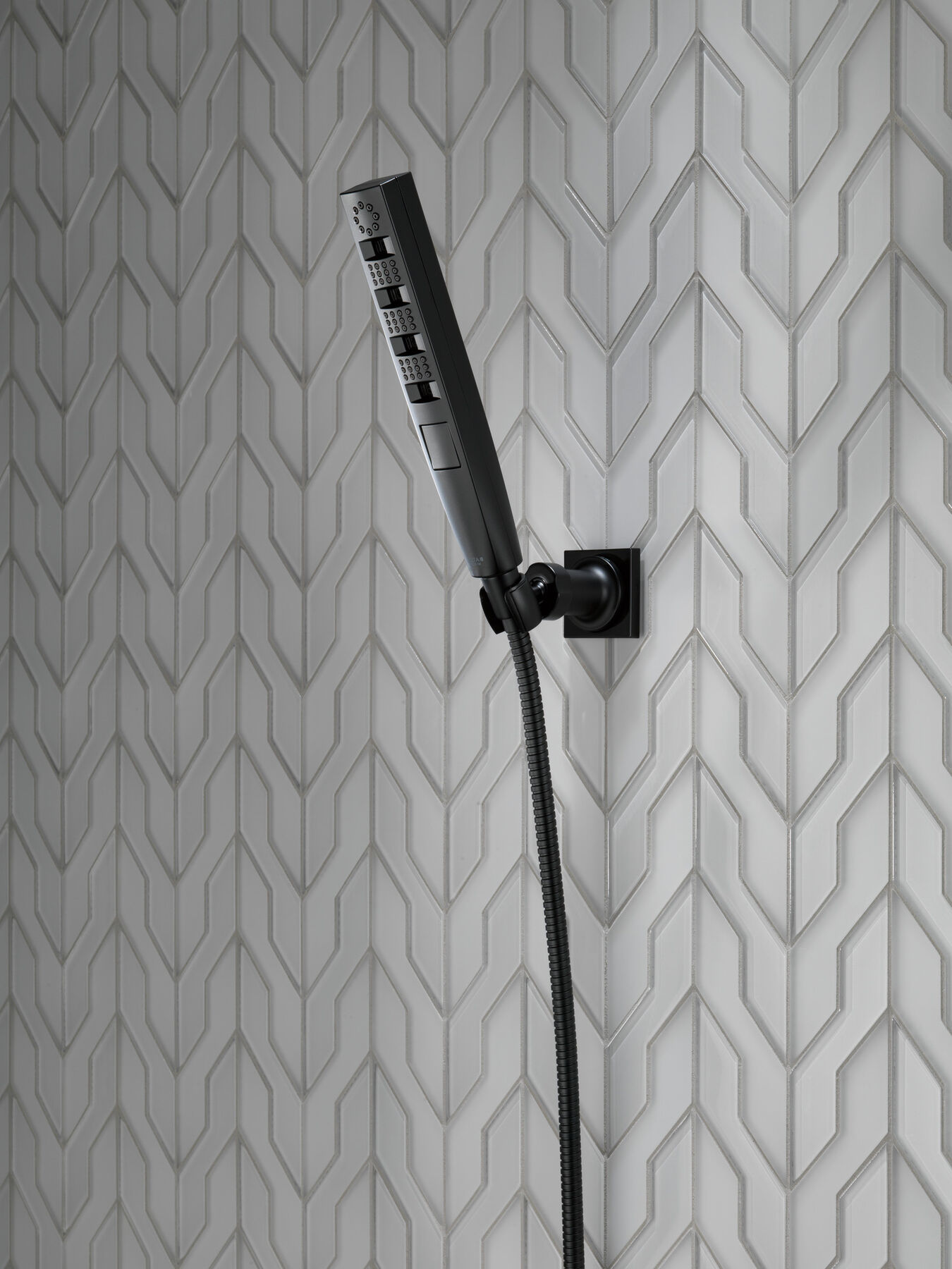 H<sub>2</sub>Okinetic&reg; 4-Setting Wall Mount Hand Shower
