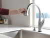 Single Handle Pull-Down Kitchen Faucet with Touch<sub>2</sub>O&reg; Technology and Soap Dispenser