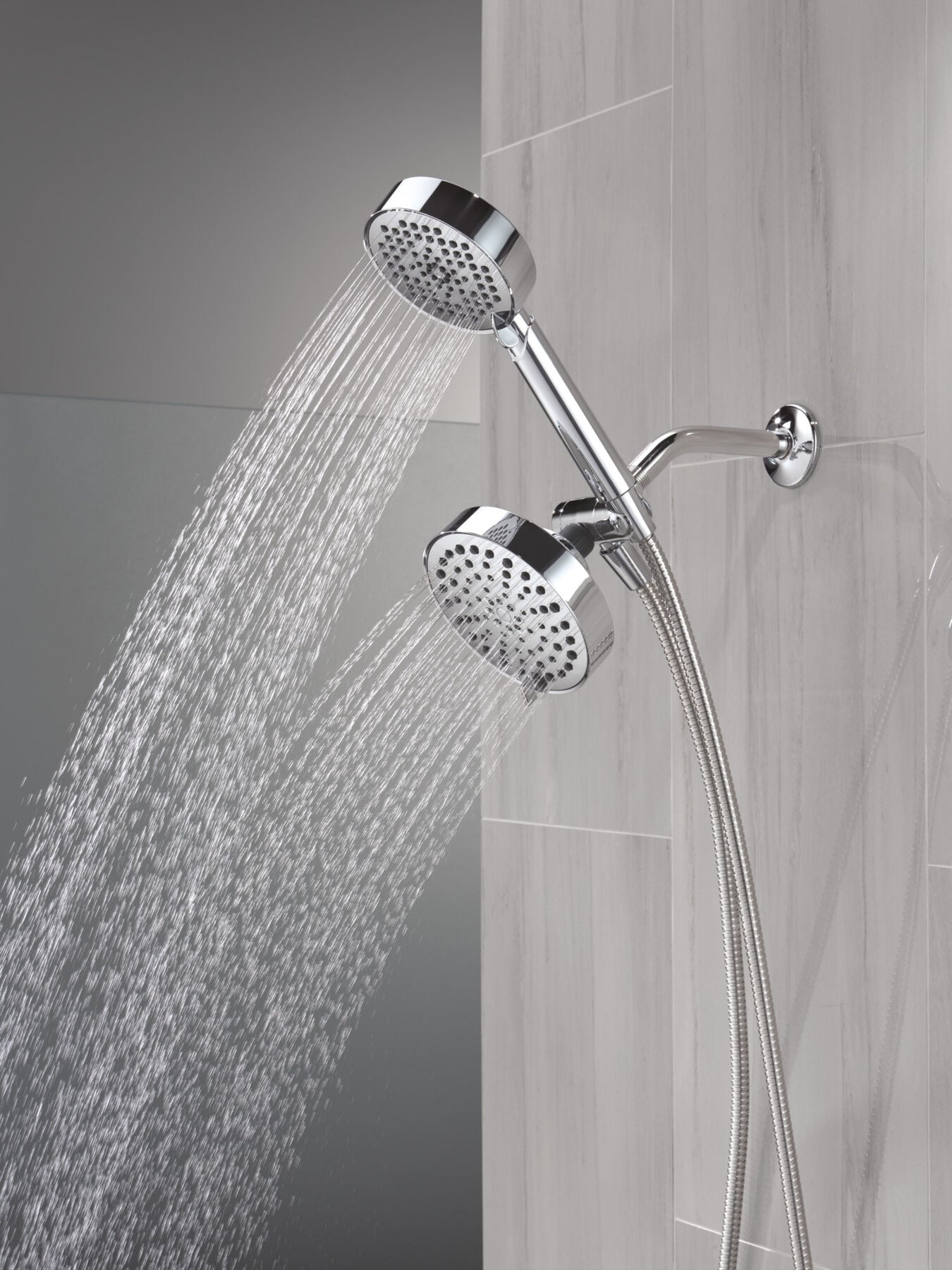5-Setting Two-in-One Combination Shower with Additional Mount