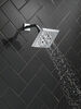 H<sub>2</sub>Okinetic&reg; 5-Setting Angular Modern Raincan Shower Head