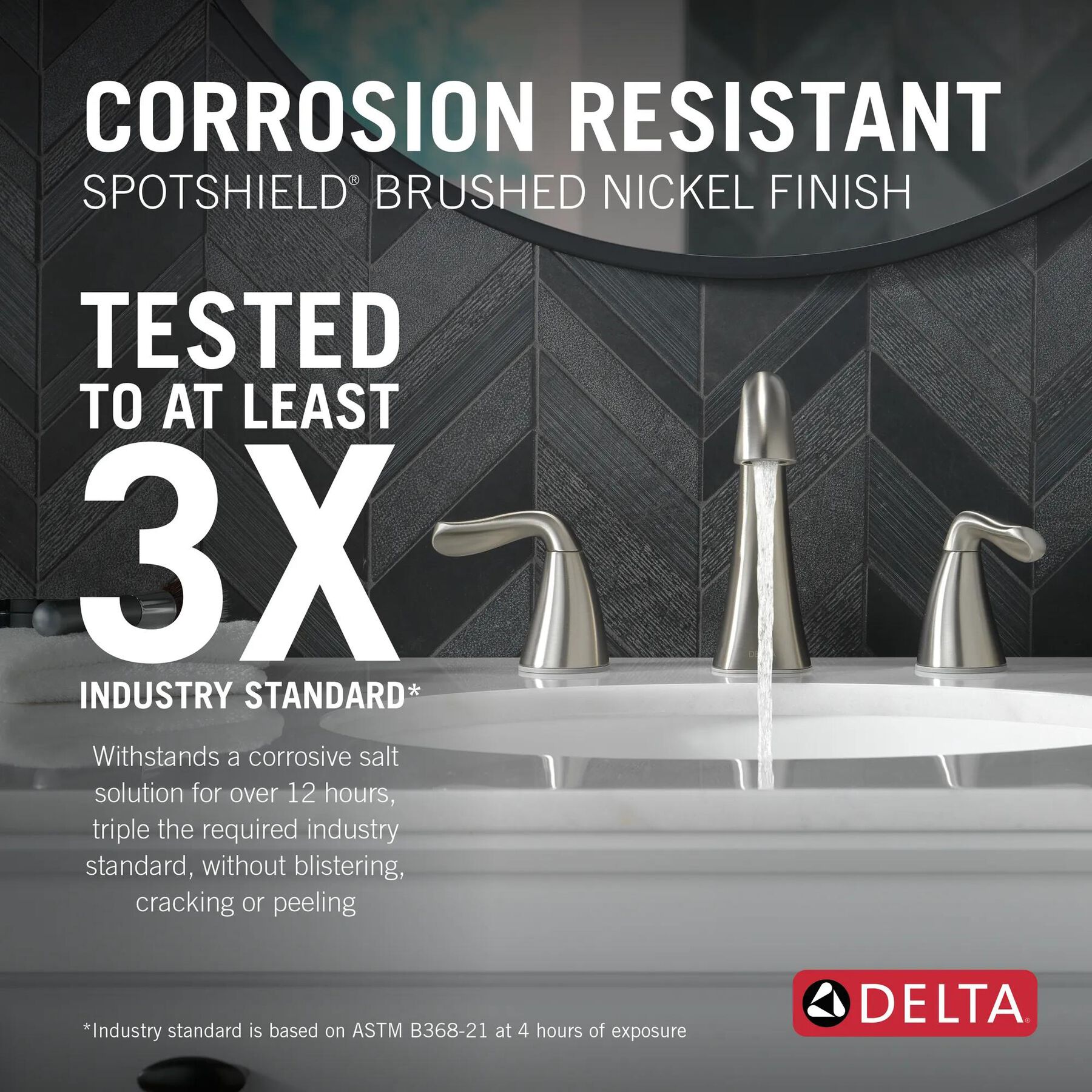Two Handle Widespread Bathroom Faucet