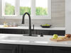 Single Handle Pull-Down Kitchen Faucet with Soap Dispenser and ShieldSpray&reg; Technology
