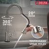 Single Handle Kitchen Pull-Down Faucet With Touchless Technology