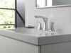 Two Handle Widespread Bathroom Faucet - Metal Pop-Up