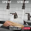 Two Handle Pull-Down Bridge Kitchen Faucet