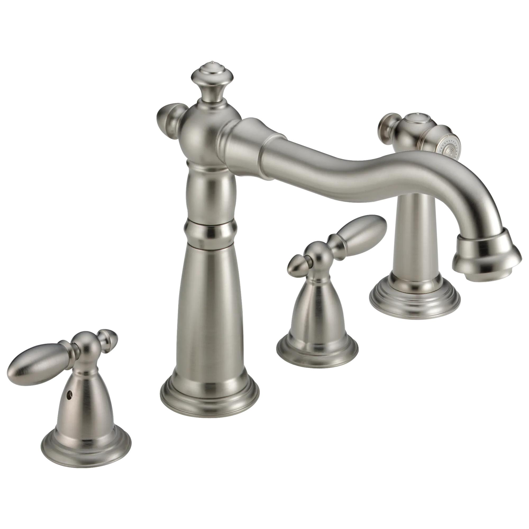 Two Handle Widespread Kitchen Faucet with Spray