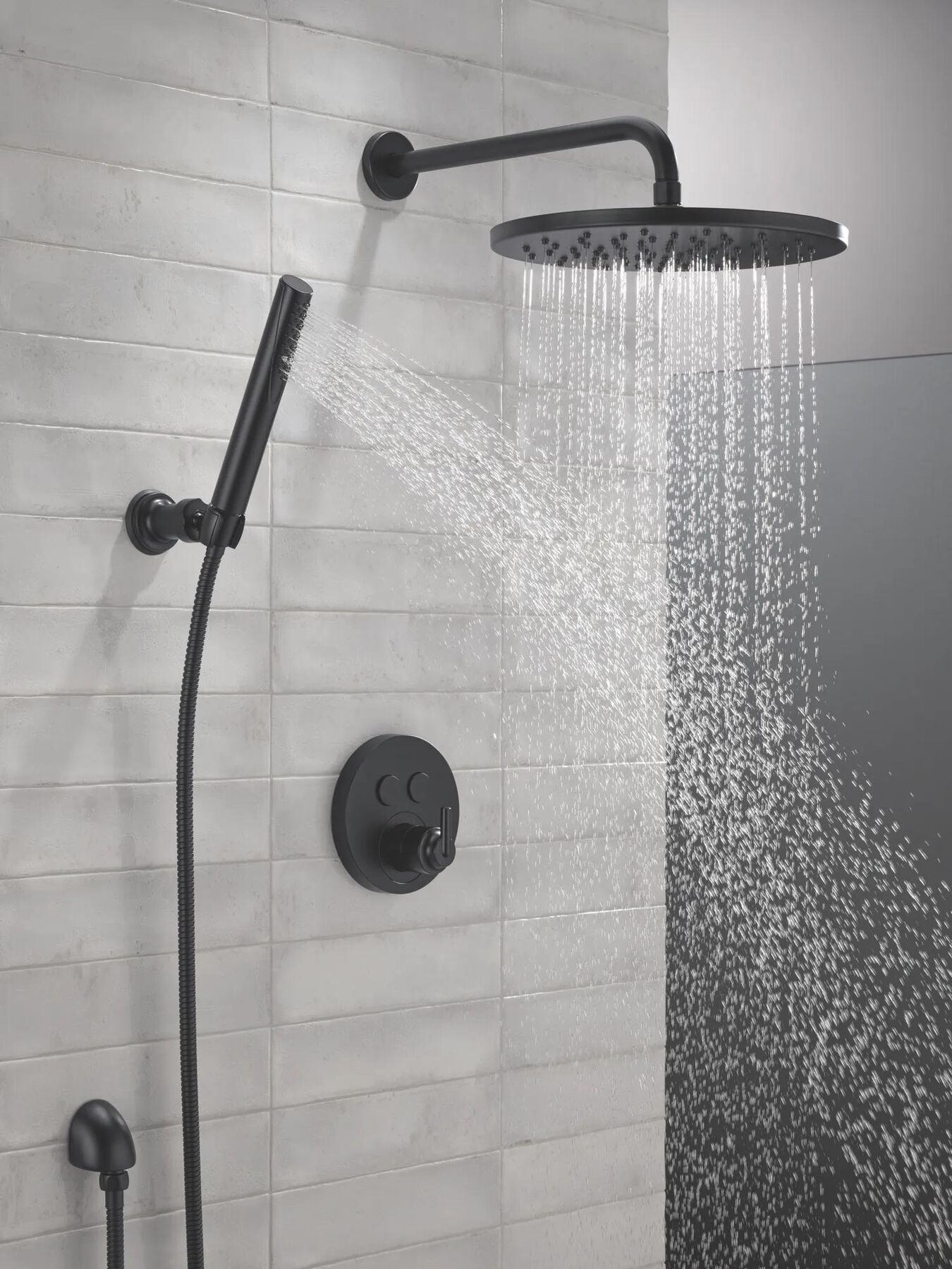 Single-Setting Metal Raincan Shower Head