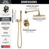 Monitor&reg; 14 Series Shower with Raincan, Hand Shower & Rough Valve