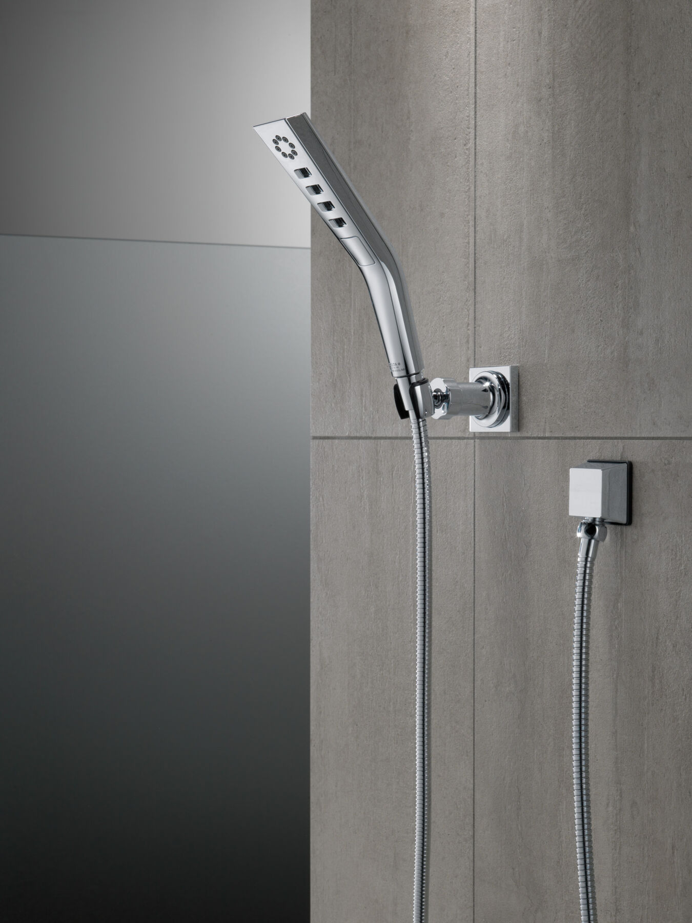 H<sub>2</sub>Okinetic&reg; 3-Setting Wall Mount Hand Shower