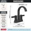 Two Handle Centerset Bathroom Faucet