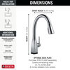 Touch<sub>2</sub>O&reg;  Pull-Down Kitchen Faucet (Recertified)