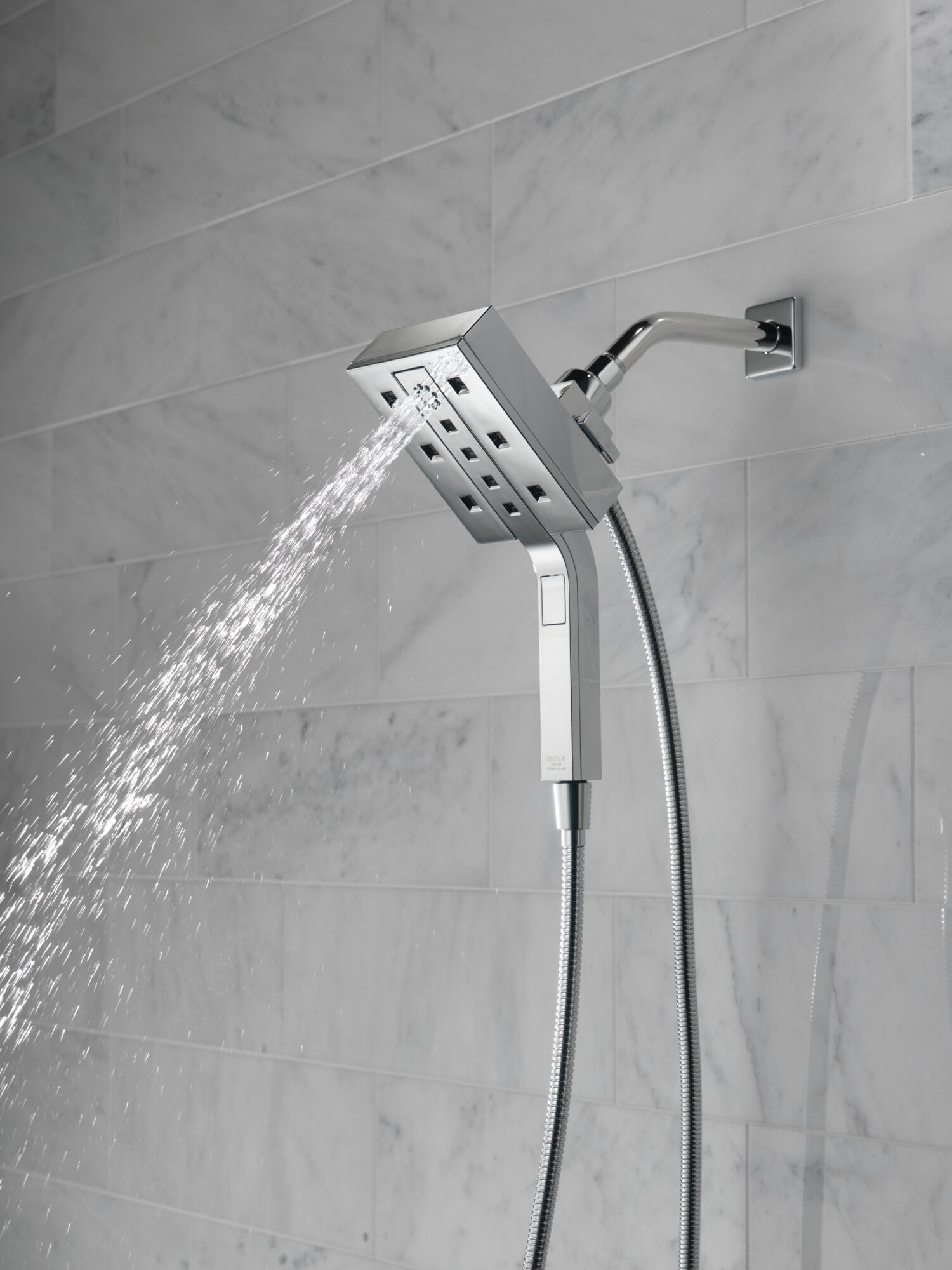 〖新品ネイバーフッド〗invisible ink.×SRL POT GRAY L H2Okinetic® In2ition® 4-Setting Two-in-One Shower in Lumicoat