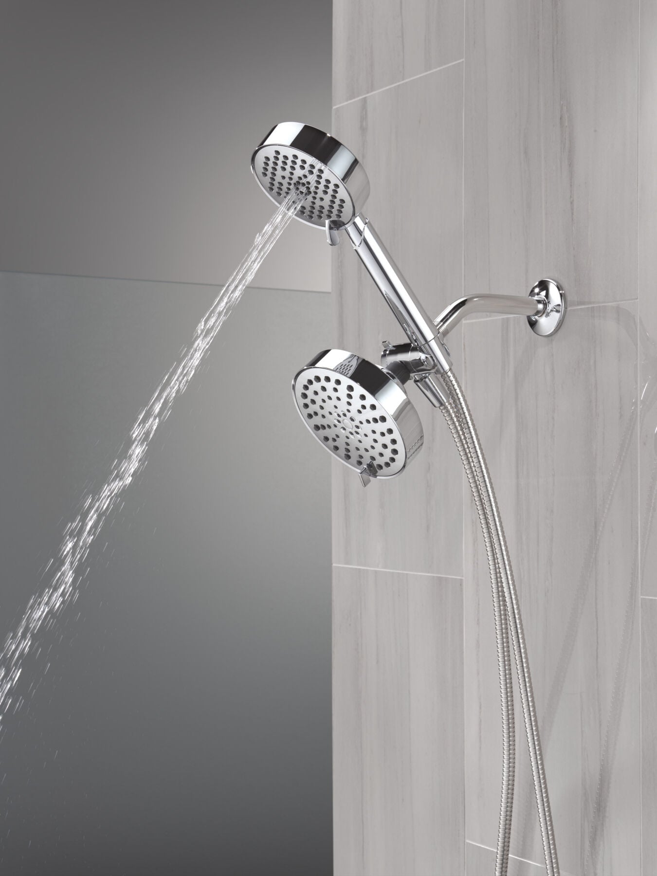 5-Setting Two-in-One Combination Shower with Additional Mount