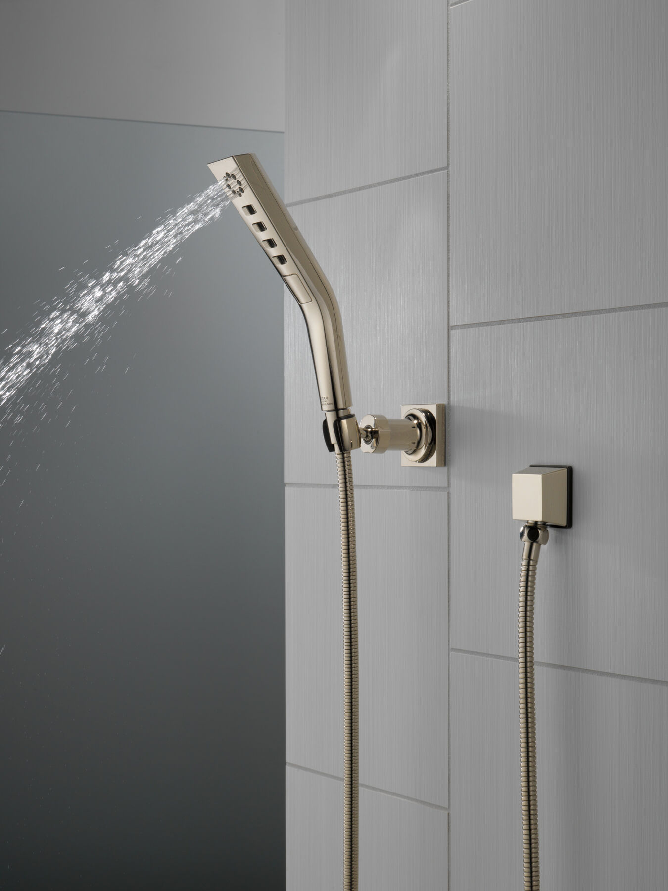 H<sub>2</sub>Okinetic&reg; 3-Setting Wall Mount Hand Shower