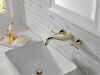 Two Handle Wall Mount Bathroom Faucet Trim