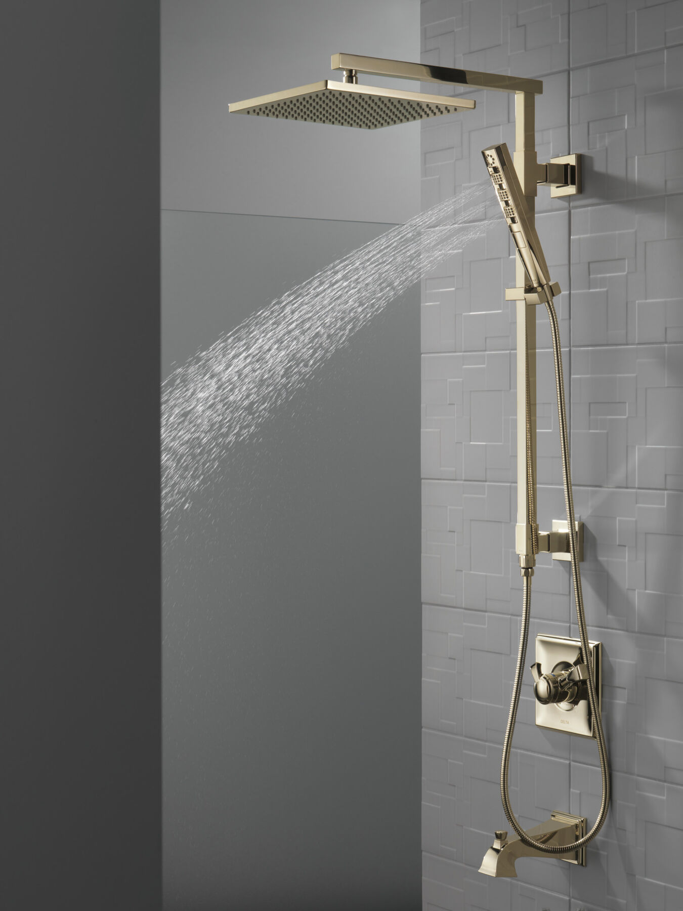 Single-Setting Metal Raincan Shower Head